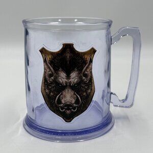 Universal Studios Harry Potter Hogsmeade Clear Cup Plastic Mug Tavern Souvenir
